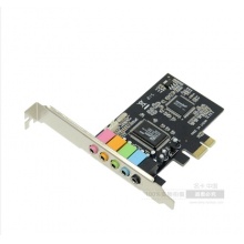 臺式機(jī)擴(kuò)展卡內(nèi)置獨立PCIE聲卡5.1聲道CMI8738 pci-e