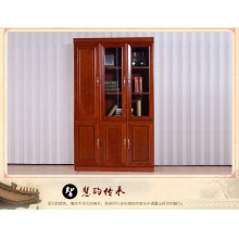 多孚辦公家具辦公柜木質(zhì)實(shí)木皮文件柜油漆書柜玻璃門斗柜柜子