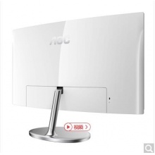 AOC C27V1QD 27英寸 1700R中心曲率 FHD高清 窄邊框 中國(guó)節(jié)能產(chǎn)品認(rèn)證 曲面顯示器（HDMI+DP接口）