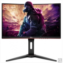 AOC C27G1 27英寸 VA曲面 144Hz高刷新率 雙HDMI Adaptive-Sync同步技術(shù) 人體工學(xué)支架 游戲電競顯示器