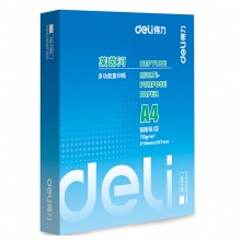 得力（deli） 7401 A4 萊茵河復印紙 70g 500張/包 5包/箱